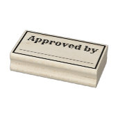 ゴム印で承認 ラバースタンプ (スタンプ)