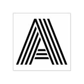 ゴム印のモノトーン文字 ラバースタンプ (インプリント)