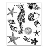 ゴム印の海の下で ラバースタンプ (インプリント)