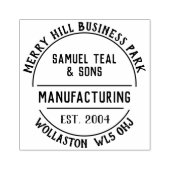 ゴム印の製造 ラバースタンプ (インプリント)