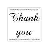 ゴム印をありがとう ラバースタンプ (インプリント)