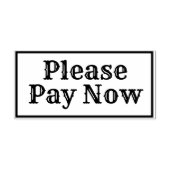 ゴム印を払って下さい ラバースタンプ (インプリント)