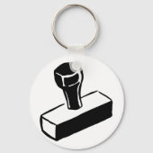 ゴム印キーチェーン キーホルダー (裏面)