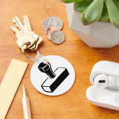 ゴム印キーチェーン キーホルダー