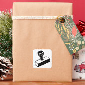 ゴム印シール スクエアシール