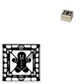 ゴム印ジンジャーブレッドマン ラバースタンプ (押印)