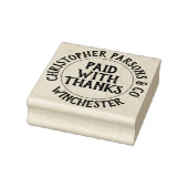 ゴム印感謝していを支払った会社 ラバースタンプ (スタンプ)