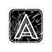 ゴム印 アルファベット ABC 文字 A (インプリント)