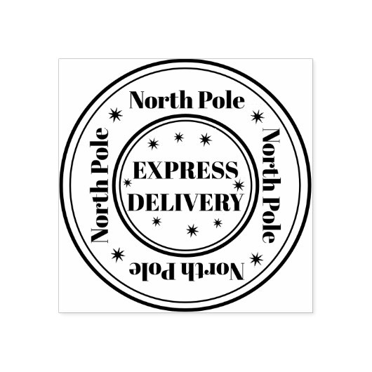 ゴム印 – 北極からの切手 (インプリント)