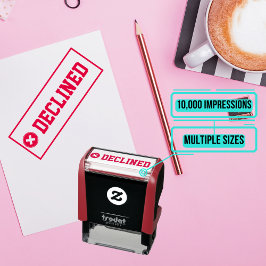 ゴム印 – 拒否 セルフインキングスタンプ