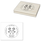 ゴム印 – 日付を保存レズビアン (押印)