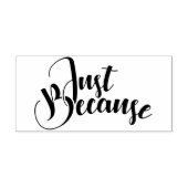 ゴム印 – 理由 (インプリント)