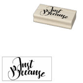 ゴム印 – 理由 (押印)