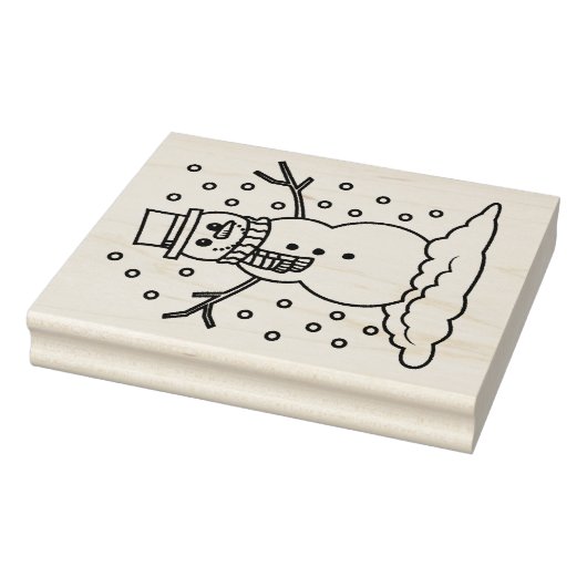 ゴム印 - 雪だるま (スタンプ)