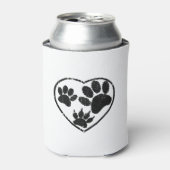 ゴム押しハート及びペット用手摺 缶クーラー (缶正面)