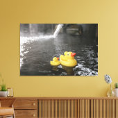 ゴム日本のダッキー（アヒルちゃん） キャンバスプリント (インサイチュ (リビング))