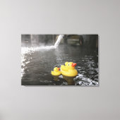 ゴム日本のダッキー（アヒルちゃん） キャンバスプリント (正面)