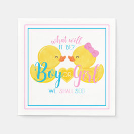 ゴム男女兼用鴨またはパーティー スタンダードカクテルナプキン