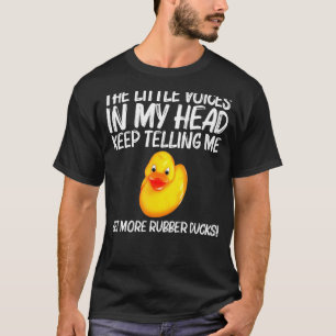 ゴム男性へダック女性キッズゴムダックダッキー Tシャツ