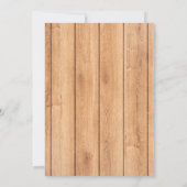 ゴム素朴ダッキー（アヒルちゃん）バブル赤ちゃんシャワー 招待状 (裏面)