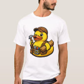 ゴム製のアヒル大工 Tシャツ (正面)