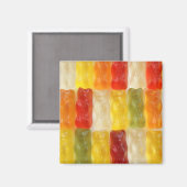 ゴム製のクマ マグネット (正面/裏面)