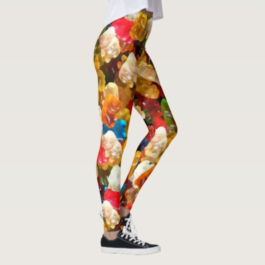 ゴム製のクマ レギンス (右)