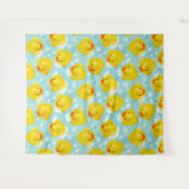 ゴム製のダックのバスパターン タペストリー (正面(横))