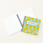 ゴム製のダックのバスパターン ノートブック (内部)