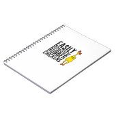 ゴム製のニワトリのゴムに気を取られおもしろいやすい ノートブック (左側)