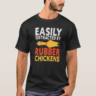 ゴム製のニワトリの大きな悲鳴に惑わされやすいです Ye Tシャツ