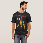 ゴム製のニワトリ Tシャツ (正面フル)