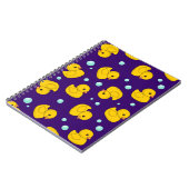 ゴム製アヒルちゃんのノート ノートブック (左側)