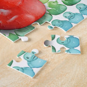 ゴム製アヒルちゃんのパズル ジグソーパズル (側面)