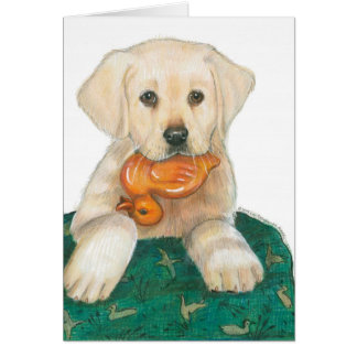 ゴム製アヒルちゃんの実験室の子犬