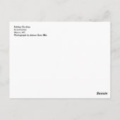 ゴム製アヒルちゃん ポストカード (裏面)