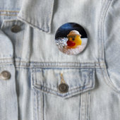 ゴム製アヒルちゃん 缶バッジ (インサイチュ)