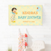 ゴム製アヒルのダッキーの泡男女兼用な黄色 横断幕 (インサイチュ)