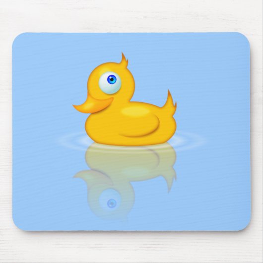 ゴム製アヒルのパッド マウスパッド (正面)