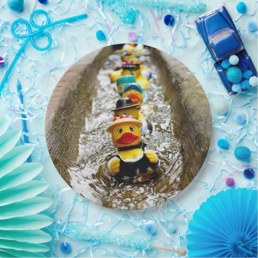 ゴム製アヒルの使い捨て可能な紙皿 ペーパープレート (パーティー)