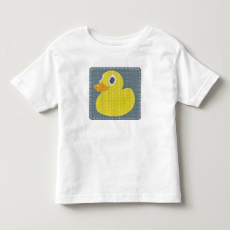 ゴム製アヒルの幼児のTシャツ トドラーTシャツ