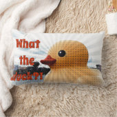 ゴム製アヒルの枕 ランバークッション (ブランケット)