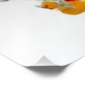 ゴム製アヒル フォトプリント            (角)