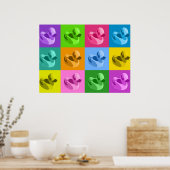 ゴム製アヒル ポスター (キッチン)