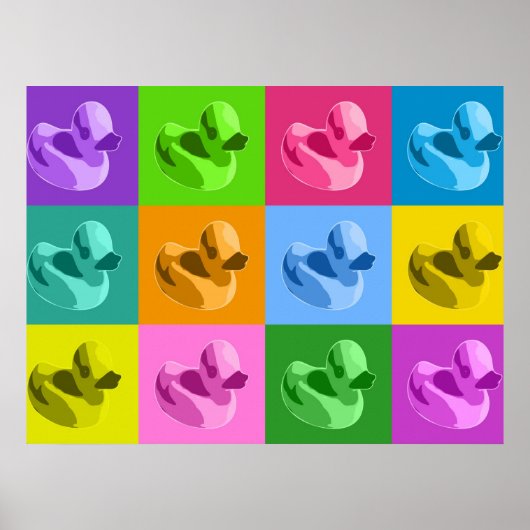 ゴム製アヒル ポスター (正面)