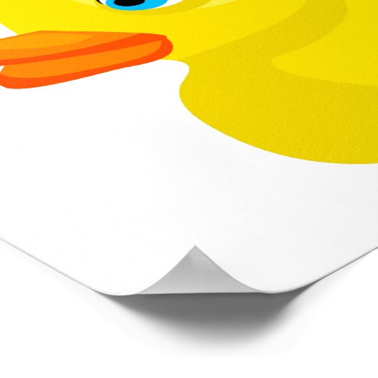 ゴム製アヒル ポスター (角)