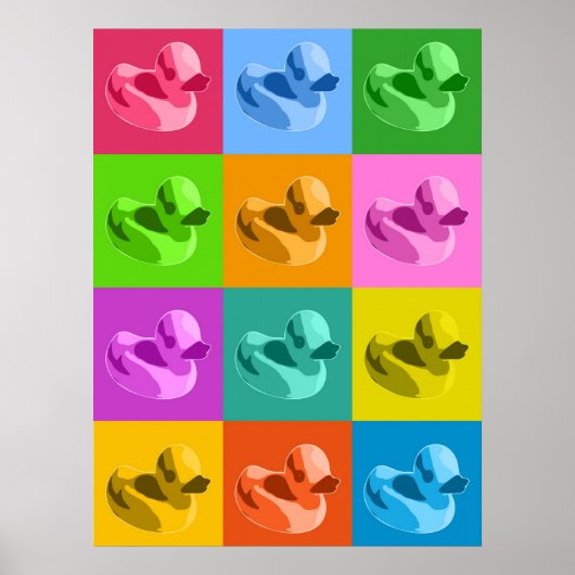 ゴム製アヒル ポスター (正面)