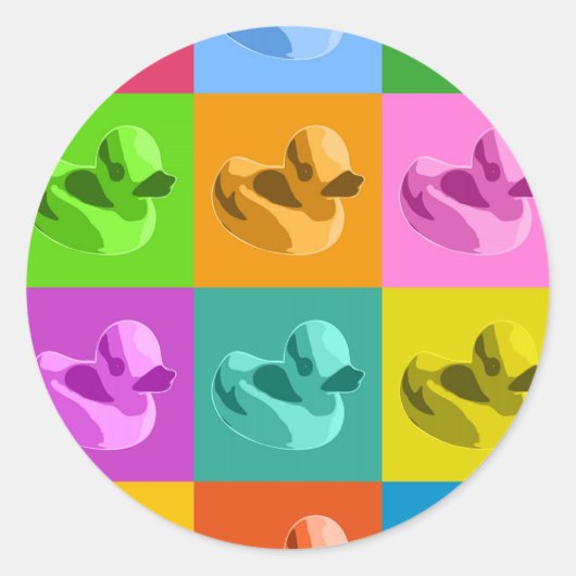 ゴム製アヒル ラウンドシール (正面)