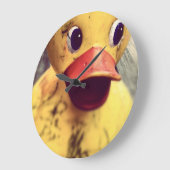 ゴム製アヒル ラージ壁時計 (傾斜)