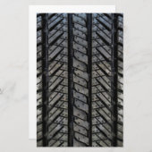 ゴム製タイヤのスタイルの車のな質 便箋 (正面/裏面)